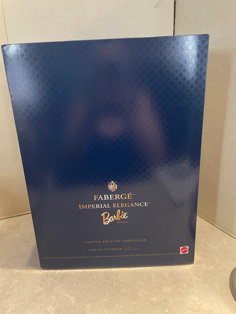 Vintage Barbie 1998 Faberge Imperial Elegance Limited edition serial#626 W CERT